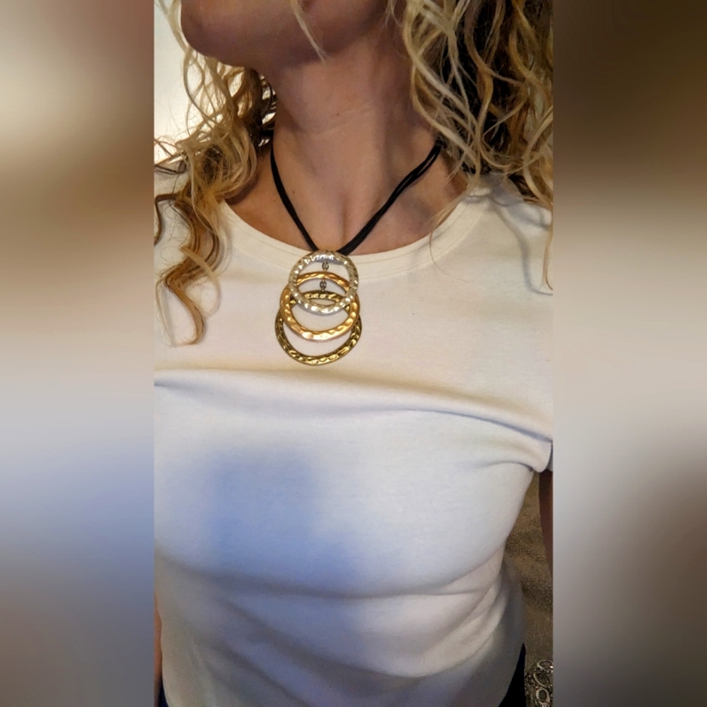 Y2k Vintage Mixed Metal Necklace